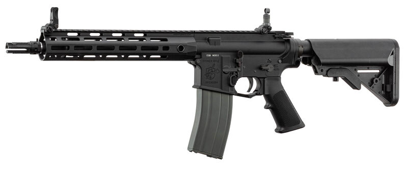 Alternative view of M4 KAC SR-16E3 CQB MOD 2 V3 GBBR - VFC - Negro