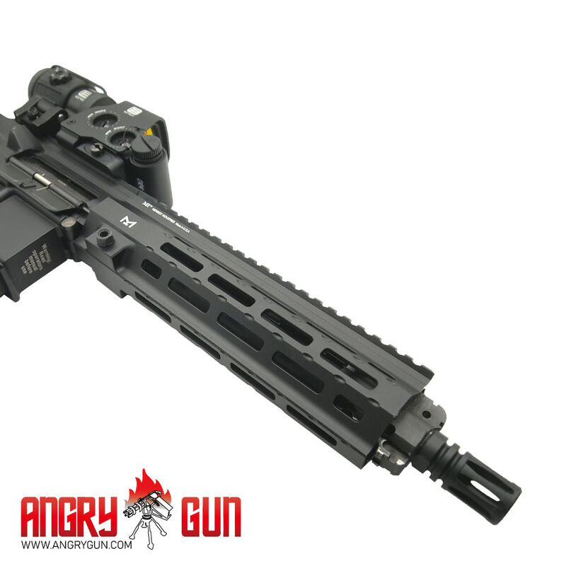 Alternative view of Guardamanos 9" M-lok Type Mid-W para 416 TM NGRS Angry Gun -  Negro