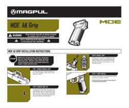 Pistolete MOE para AK GBB Magpul - Negro - Imagen 4