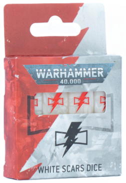 Dice Set - White Scars - Space marines