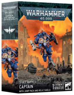 Capitan con Propulsor de Salto y Escudo - Warhammer Day