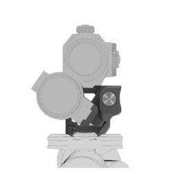 Montura para Red-Dot tipo T1 con Montura Abatible para Magnificador Vector Optics - Negro - Imagen 10