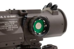Visor Tipo Elcan Specter DR Gen3 1-4X Con Red Dot DOC - Holy Warrior - Dark Earth - Imagen 4