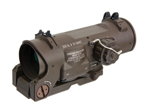 Visor Tipo Elcan Specter DR Gen3 1-4X - Holy Warrior - Dark Earth