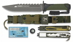 Cuchillo Thunder Supervivencia H17cm. con funda - K25