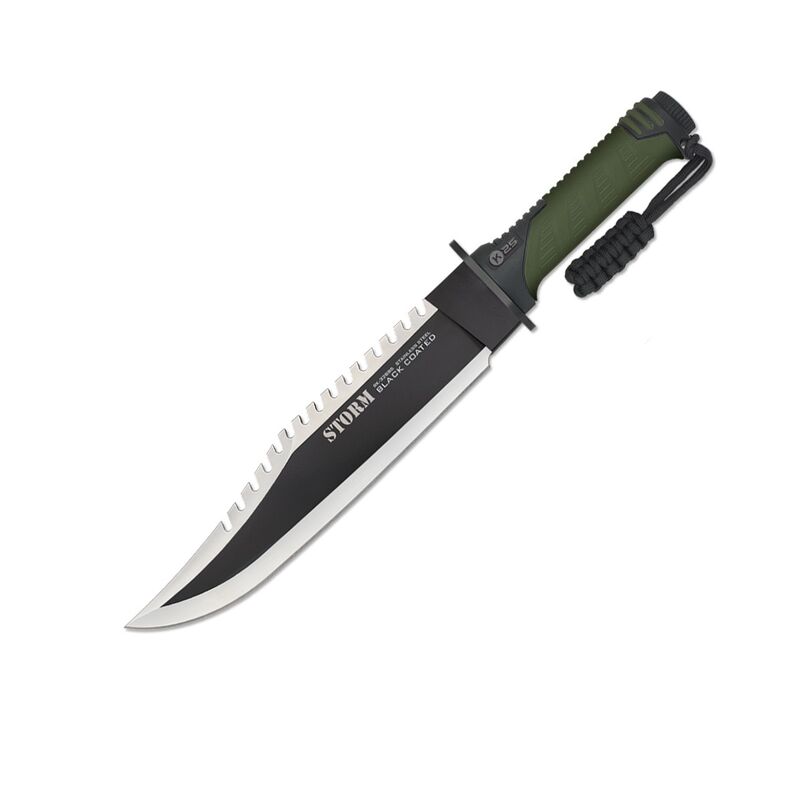 Alternative view of Cuchillo Storm Bowie H25.5cm. con funda K25 - Verde