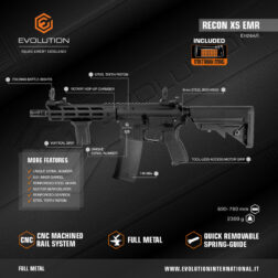 Alternative view of M4 Recon 3.0 Viper S Evolution Airsoft - Negro