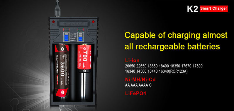 Cargador de pilas K2 Klarus - Imagen 4